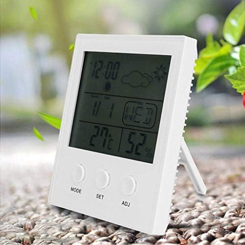 XJJZS Dijital Higrometre Termometre, büyük Ekran ile Sıcaklık ve Nem Ölçer, yüksek Doğruluk Termometre Ölçer Ev Ofis Sera için