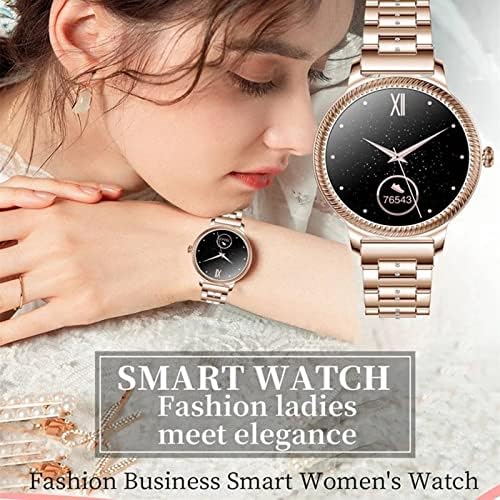 Yeni Kadın akıllı saatler ile Kalp Hızı Kan Basıncı Bileklik Kadın Fizyolojik Döngüsü Hatırlatma Smartwatch Moda Zarif Fit için