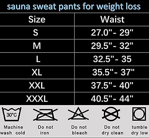 LMCOB Sauna Ter kısa Pantolon Erkekler için Sıcak Termo Tayt Sauna Sıkı Pantolon Sıkıştırma Yüksek Bel Spor Polimer Pantolon