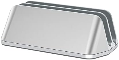 Colcolo Dikey Laptop Standı Aksesuarları Braketi Alaşım Depolama Braketi Kindle Telefon için-Gümüş