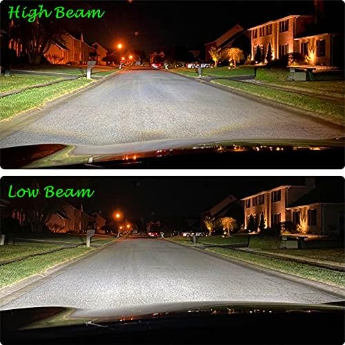 Alla Aydınlatma 10000lm HB1 9004 LED Ampuller P29t Baz Çift Yüksek Düşük Işın Farlar( off-road), 6000 K Xenon Beyaz Son Derece