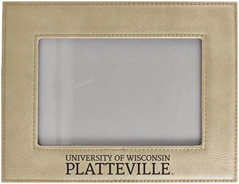 UXG, Inc. Wisconsin Üniversitesi-Platteville-Kadife Resim Çerçevesi 4x6 - Tan