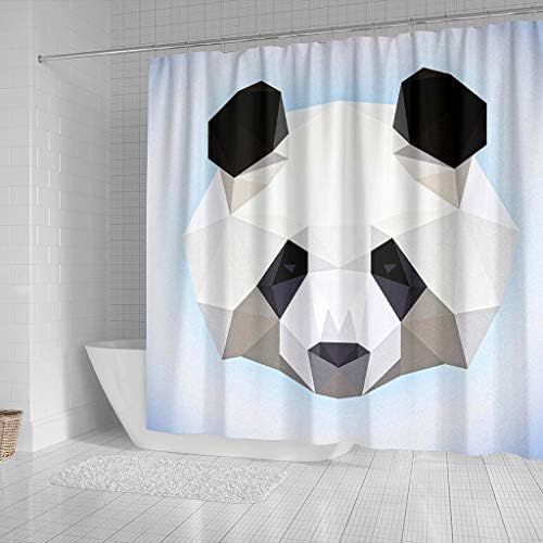 Petscharmed Güzel Panda Sanat Baskı Duş Perdeleri