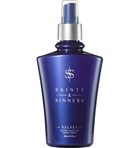 Saints & Sinners Kadife İlahi Bırakın-In Kremi Saç Detangler Sprey için Kuru, Hasarlı Saç (8.5 oz)