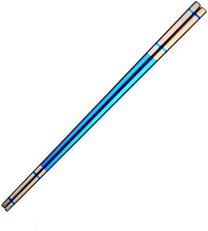 DİAOD 304 Paslanmaz Çelik Kaplama Çubuklarını Çin Çubuk Çelik mutfak sofra Suşi çubuklarını Yemek takımı (Renk: Mavi)