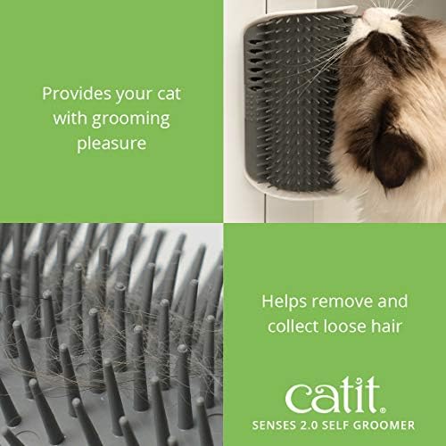 Catit Senses 2.0 Self Groomer Kedi Fırçası, İnteraktif Kedi Oyuncağı