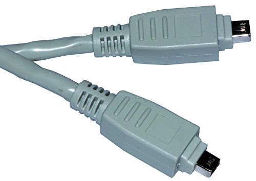 SPC20014-Bilgisayar Kablosu, Firewire 6 Konumlu Fiş, Firewire 4 Konumlu Fiş, 10 ft, 3 m, Gri (2'li Paket) (SPC20014)