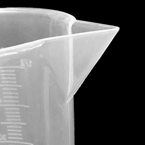 Kulplu 0.5 L Plastik Mezun Beherler, Ölçüm Kabı 500ml Plastik Ölçüm Kabı