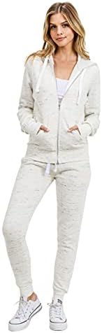 esstive kadın Ultra Yumuşak Polar Temel Hafif Rahat Aktif Egzersiz Katı Jogger Sweatpants