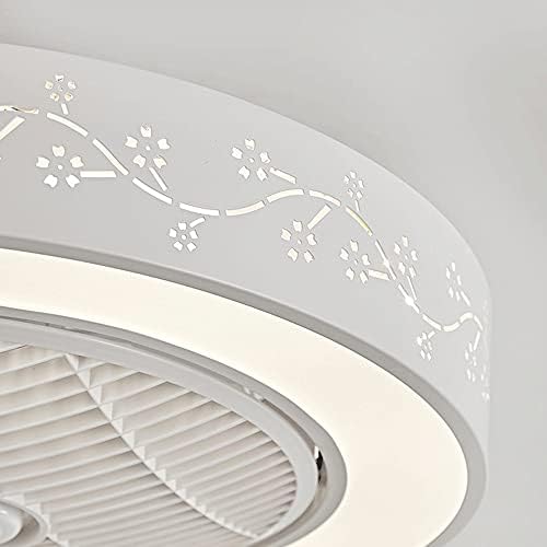LMJ tavan vantilatörü ile aydınlatma 72 W Fan tavan ışık görünmez Fan Modern dim dilsiz fan ışık ayarlanabilir ışık rüzgar hızı