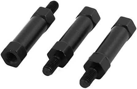 Aexıt 3 adet M3 Röleleri Yalıtımlı Plastik Erkek Kadın Altıgen Standoff 5.5 mm PC Kurulu Röleleri x 26mm