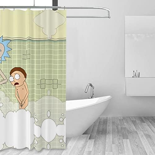 Tixnoih Anime Premium Kumaş Duş Perdesi Banyo için 60 X 72 inç