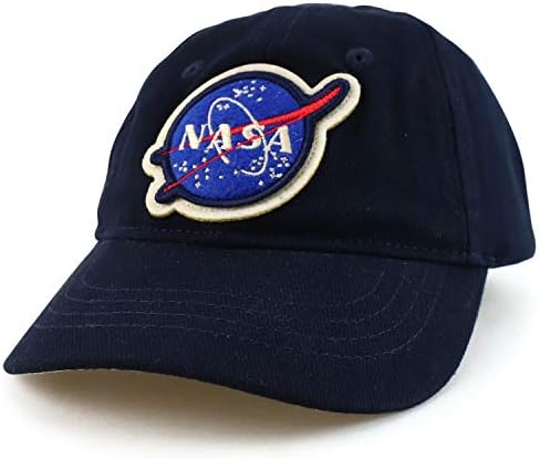 Armycrew Resmi Lisanslı Yürümeye Başlayan Gençlik NASA Insignia %100 Pamuklu Beyzbol Şapkası