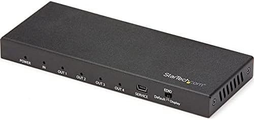 StarTech.com HDMI Splitter-4-Port-4K 60Hz - HDMI Splitter 1 Giriş 4 Çıkış - 4 Yollu HDMI Splitter-HDMI Bağlantı Noktası Splitter