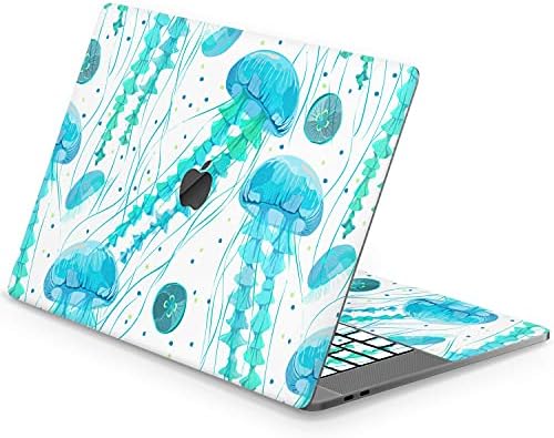 Mertak Vinil Cilt ile Uyumlu MacBook Hava 13 inç Mac Pro 16 15 14 12 2021 2020 2019 2018 2017 Denizanası Dizüstü Sualtı Hayvan