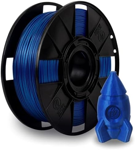 3D Fila PETG XT 3D Yazıcı Filamenti, Boyutsal Doğruluk + / - 0,03 mm, 1 kg Makara, 1,75 mm (Mavi)