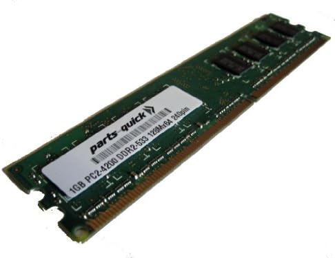 Bıostar 915GV-M7 DDR2 Anakart Bellek Yükseltme 1 GB DDR2 PC2-4200 533 MHz DIMM RAM (PARÇALARI-hızlı Marka)