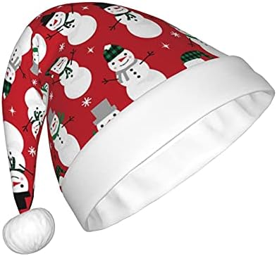LXDeer Noel Şapka Noel Kardan Adam Noel Baba Şapka Unisex Kadife Konfor Noel Şapka Tatil Parti Malzemeleri