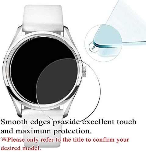 [3 Paket] Synvy Temperli Cam Ekran Koruyucu, Longines L2.766.4.59.6 / L2.766.4.79.6 9 H Film Smartwatch akıllı saat Koruyucuları