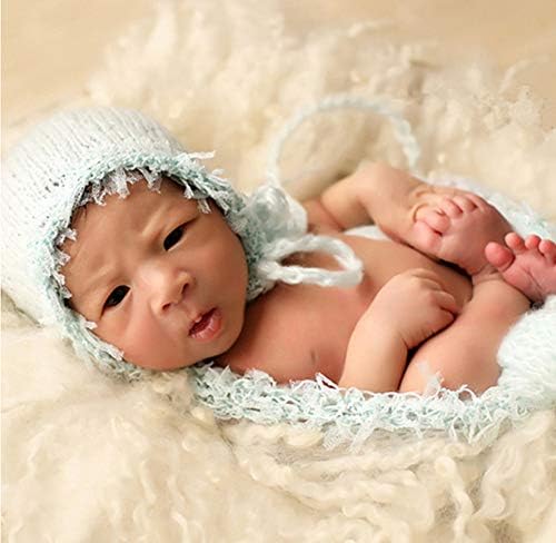 Yenidoğan Bebek Fotoğraf Prop Bebek Kız Bebek Fotoğraf Çekimi Tığ Şapka