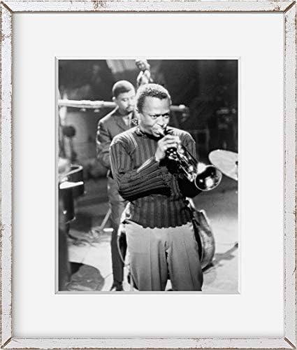 SONSUZ FOTOĞRAFLAR Fotoğraf: Miles Davis / Boynuz Çalmak / Müzisyen / 1960 / Tarihi Fotoğraf Reprodüksiyonu / Ev Dekorasyonu