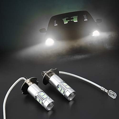Aramox H3 için LED far lambaları, 2 Adet 100 W 1200LM 8000 K Araba LED far lambaları Kiti Sis Lambası Gündüz Sürüş Ampul