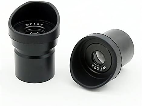 Mikroskop Kiti 2 ADET WF15X WF20X Geniş Alan Mercek Optik Lens İçin Stereo Mikroskop, Eyecups İle, Montaj Boyutu 30mm / 30.5
