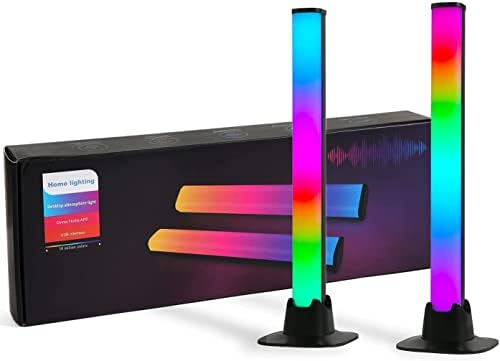 Akıllı RGB ışıkları, tv monitörü LED arka ışık, Blutooth Mood ortam ışıkları 16 milyon renk değiştirme, oyun odası dekor için