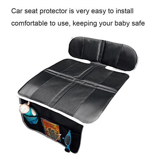 Araba klozet kapağı Araba koltuk minderi için Bebek Oto Anti-Kayma Thicked Dolgu güvenlik matı ile Net Cep emniyet minderi ve