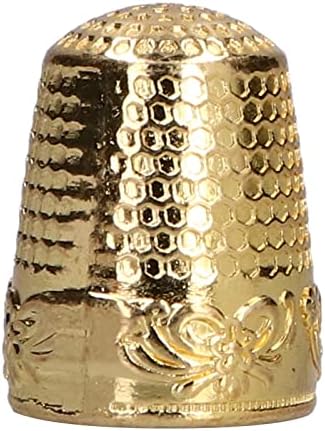 Dikiş için Rosvola Yüksükleri, Ev için Terzi Dükkanı için Güçlü Sağlam Metal Parmak Koruyucuları (Altın)