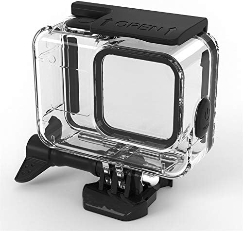 NDLAOSX 60 m Sualtı Su Geçirmez Kılıf GoPro Hero 8 ıçin Koruyucu Kabuk Kapak Konut Siyah Kamera Lens 60 M Dalış Yüzme Aksesuarları