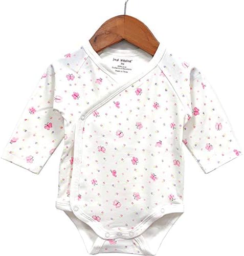 Bebek Erkek Kız Uzun Kollu Kimono Bodysuit Pamuk Bebek Yan-Yapış Giyim Paketi Bebek Layette Set