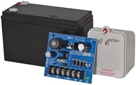 Altronix SMP312CX Kiti w/ SMP3 Güç Kaynağı 12VDC @ 2.5 A, 16.5 VAC 40VA Trafo ve 12VDC Pil