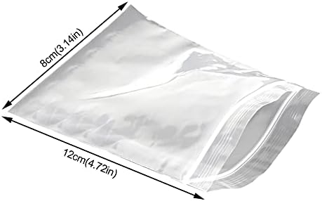 100 Paket 3. 14x4. 72 inç Şeffaf Plastik Düz Açık Poli Torbalar Gıda, Depolama, Paketleme ve Daha Fazlası için Harika