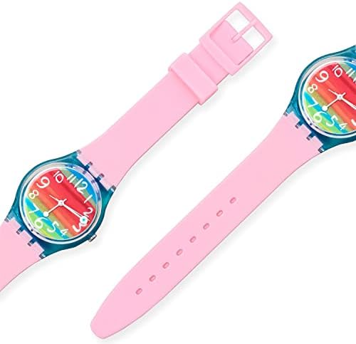 Swatch için yedek Su Geçirmez Silikon Kauçuk Saat Kayışı Watch Band (12mm 16mm 17mm 19mm 20mm)-Beyaz-12mm