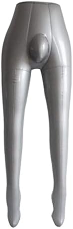 Newmind Evrensel Şişme Manken Erkek Terzi Bacaklar, Gümüş