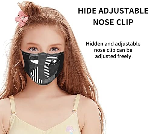 Portre Modern Stil Handdrawn Raster çocuk Yüz Maskesi Kullanımlık Ayarlanabilir Karikatür çocuk Bez Ağız Kapak Nefes Yıkanabilir
