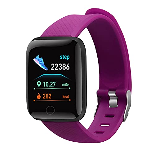 Akıllı saat 1.4 İnç Ekran Smartwatch Erkekler Kadınlar için Spor İzle Android ıOS için Doğum Günü noel hediyesi Yetişkinler için