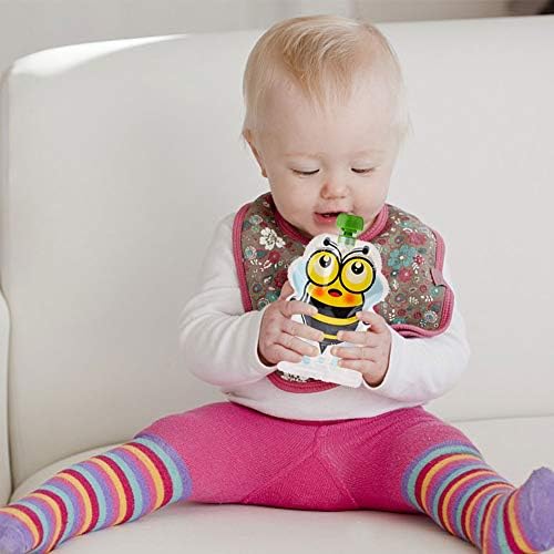 8 ADET Bebek Gıda Dağıtıcı, BPA Içermeyen Kullanımlık Mühürlü Bebek Gıda Tamamlayıcı Gıda Kılıfı Saklama Çantası, Yıkanabilir