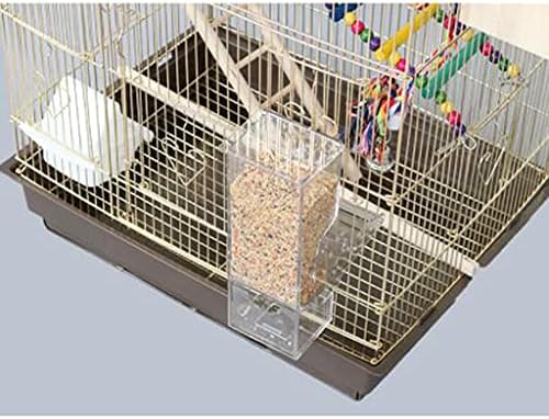 Kuş evleri Metal Kuş Kafesi Elektroliz Altın Papağan Kafesi Ev Kuş Kafesi evcil hayvan kafesi Büyük Uzay Kuş Kafesi (Renk: Altın,