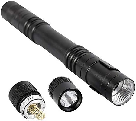 MODOAO LED Penlight el feneri taktik Torch, 4 Pcs1000LM XPE-R3 Penlight el feneri taktik Torch ile Klip cep Penlight taşınabilir