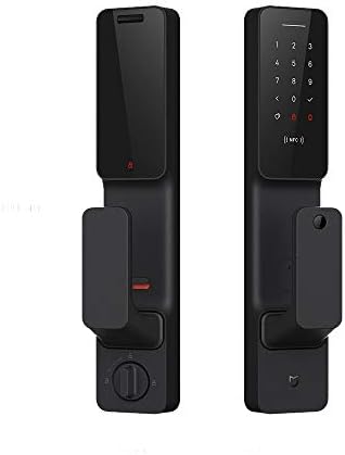 YADSHENG Parmak izi kilidi Akıllı Kapı Kilidi Push-Pull Sürüm Desteği Parmak İzi Şifre Cep Telefonu Bluetooth NFC Anahtar Kilidini