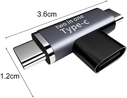 CactusAngui Telefon Adaptörü T-Tipi Tip-C Dişi Tip - C Erkek mikro USB Erkek Mini Dönüştürücü Tak Oyna Kullanımı kolay B