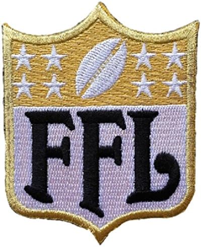 CustomPatches Fantasy Football FFL Patch New Orleans (Forma, Ödül, Kupa veya Taslak için mükemmel)