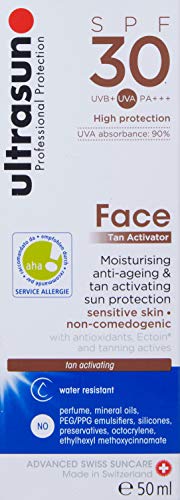 Ultrasun tarafından yüz Nemlendirici Anti-Aging & Tan Aktive Güneş Koruma Tan Aktivatör SPF30 50 ml