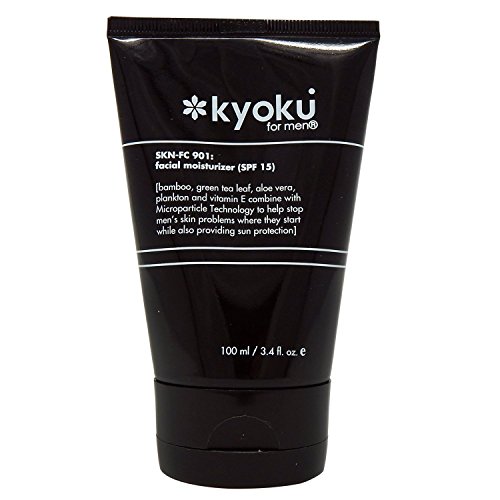 Erkekler için Kyoku Yüz Nemlendirici SPF 15 / Erkekler için Akne Tedavisine Yardımcı Olacak Erkekler için Cilt Bakımı (3.4 oz)