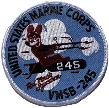 VMSB-245 Kırmızı Mousie Squadron Yama-Dikmek