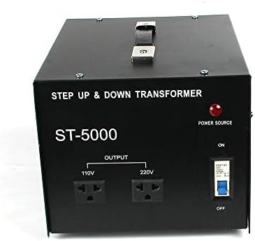 5000 Watt Gerilim Dönüştürücü Trafo 110 V ~ 220 V Adım Yukarı ve Aşağı Trafo (Stil 1)
