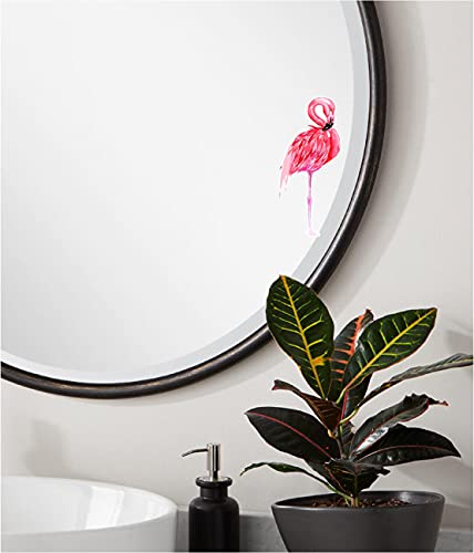 Flamingo Ayna Banyo Dekor Sticker İlham Duvar Atasözü Vinil Çıkartmaları