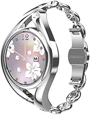 LEM1995 Bileklik Ultra ince Akıllı Saat-gümüş